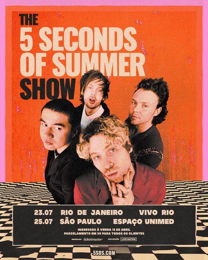 5 Seconds of Summer anuncia datas de shows no Brasil