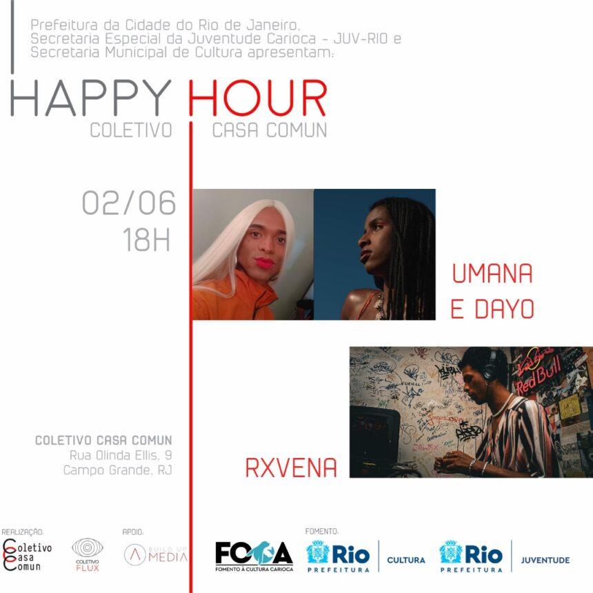 Grátis: Happy Hour com umAna e Dayo, DJ Rxvena e exposição