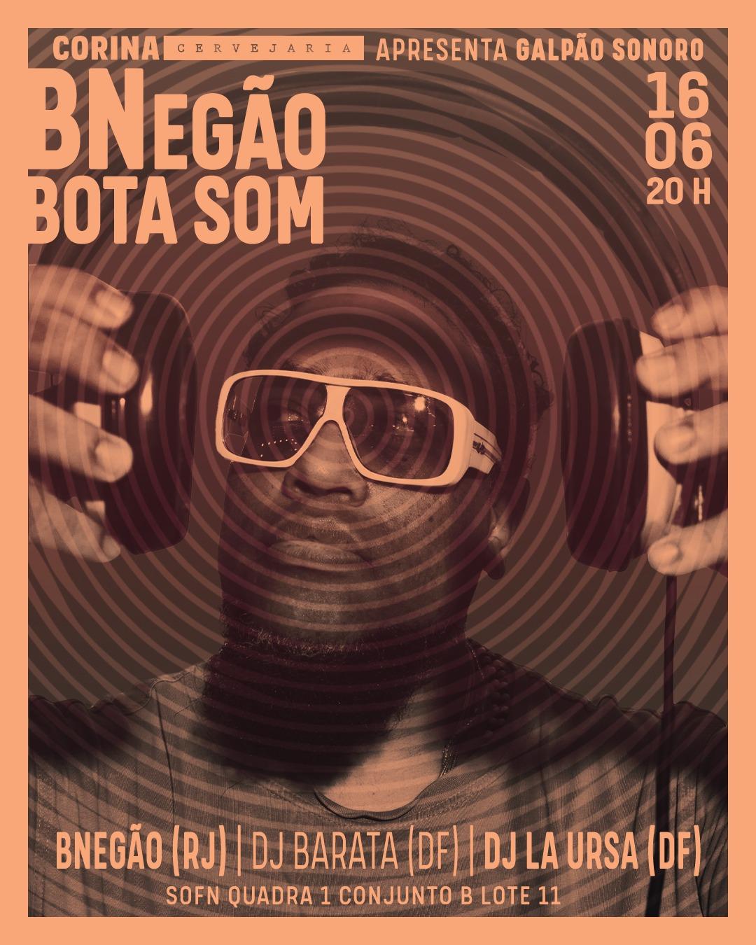 Galpão Sonoro recebe BNegão (Planet Hemp) na Corina