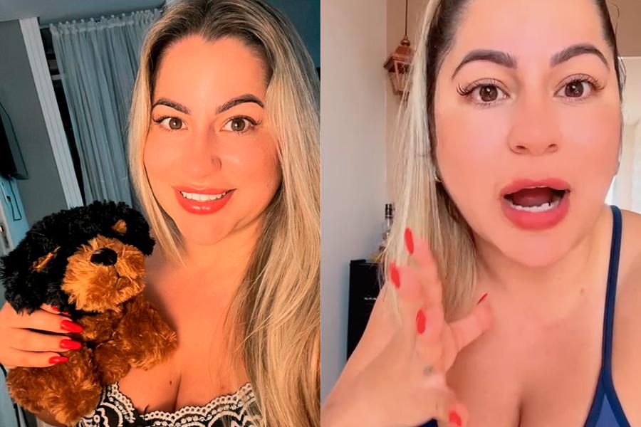 Após alerta, influencer Juli Figueiró descobre câmera espiã em ursinho dado por fã: “invadida e violada”