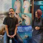 Lícius Bossolan e Martha Werneck fazem palestra e visita guiada na exposição ‘Vladimir Machado 50 anos’, no Centro Cultural Correios RJ