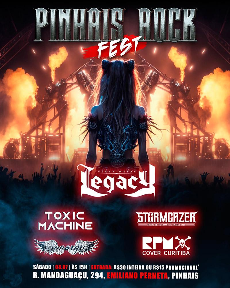 Pinhais Rock Fest reúne nomes do rock e do metal em ação filantrópica