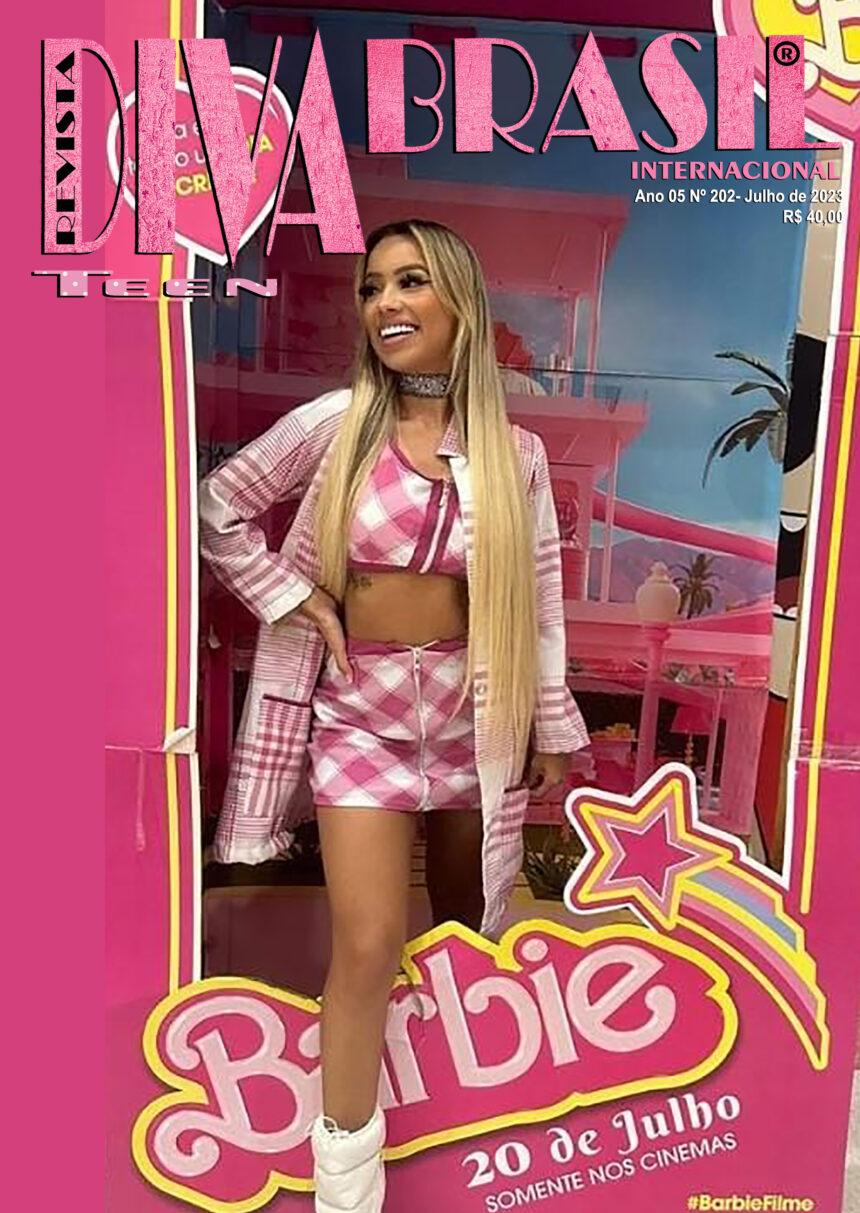 Arisha Lunna é a estrela da capa especial “Barbie” da Revista Diva Brasil Internacional