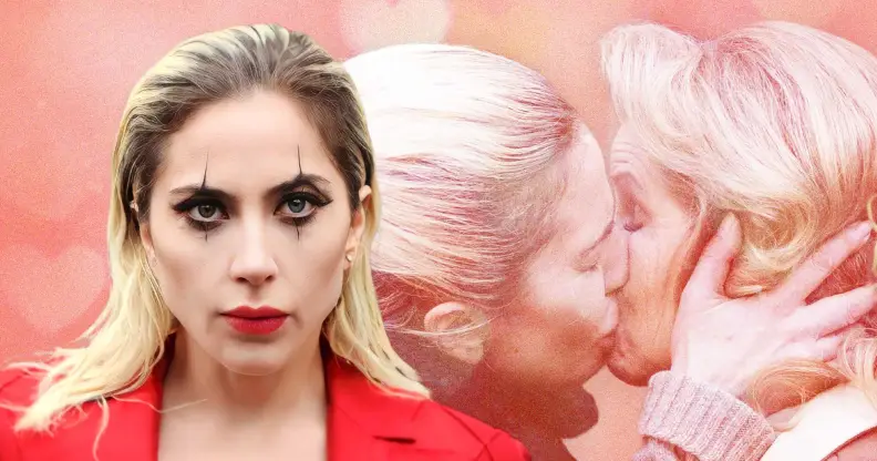 Beijo de Lady Gaga em mulher é cena de sequência do filme Coringa: Folie à Deux 