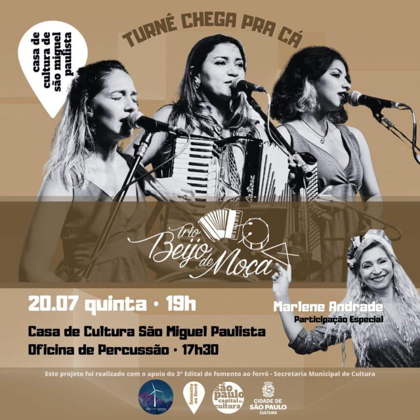 “Trio Beijo de Moça” lança turnê “Chega pra Cá”