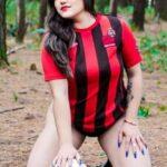 Apaixonada por seu time, Suh Cardoso arrasa como Musa do Athletico-PR