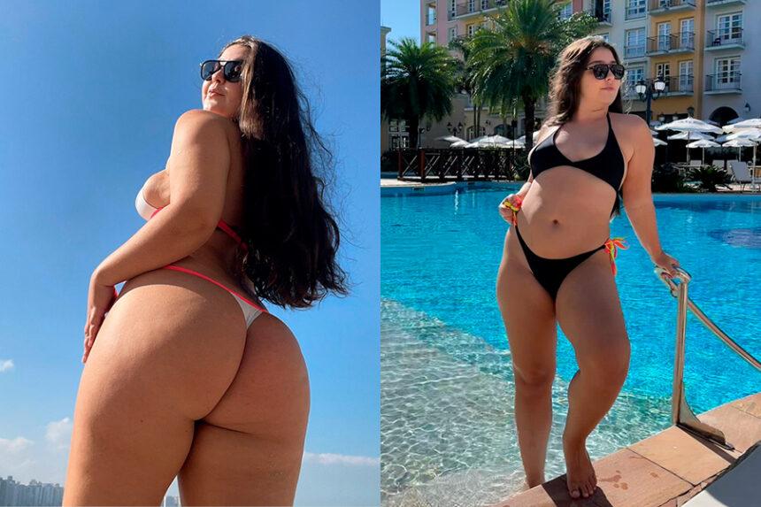 Influencer Flora Favaretto diz ser alvo de “perseguição” em condomínio após multa por vídeo de biquíni