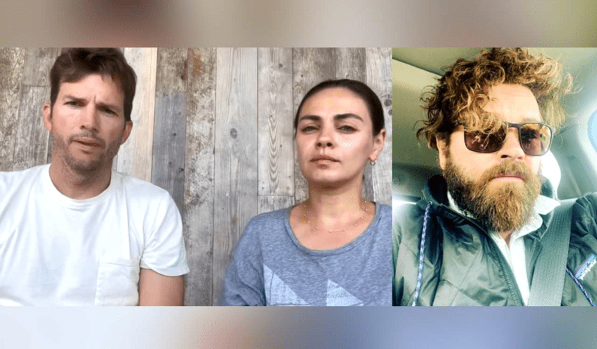Ashton Kutcher e Mila Kunis saem em defesa de amigo estuprador
