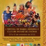 Festival Itinerante de Samba indígena e Cultura Pataxó acontece neste feriadão em Itaúnas