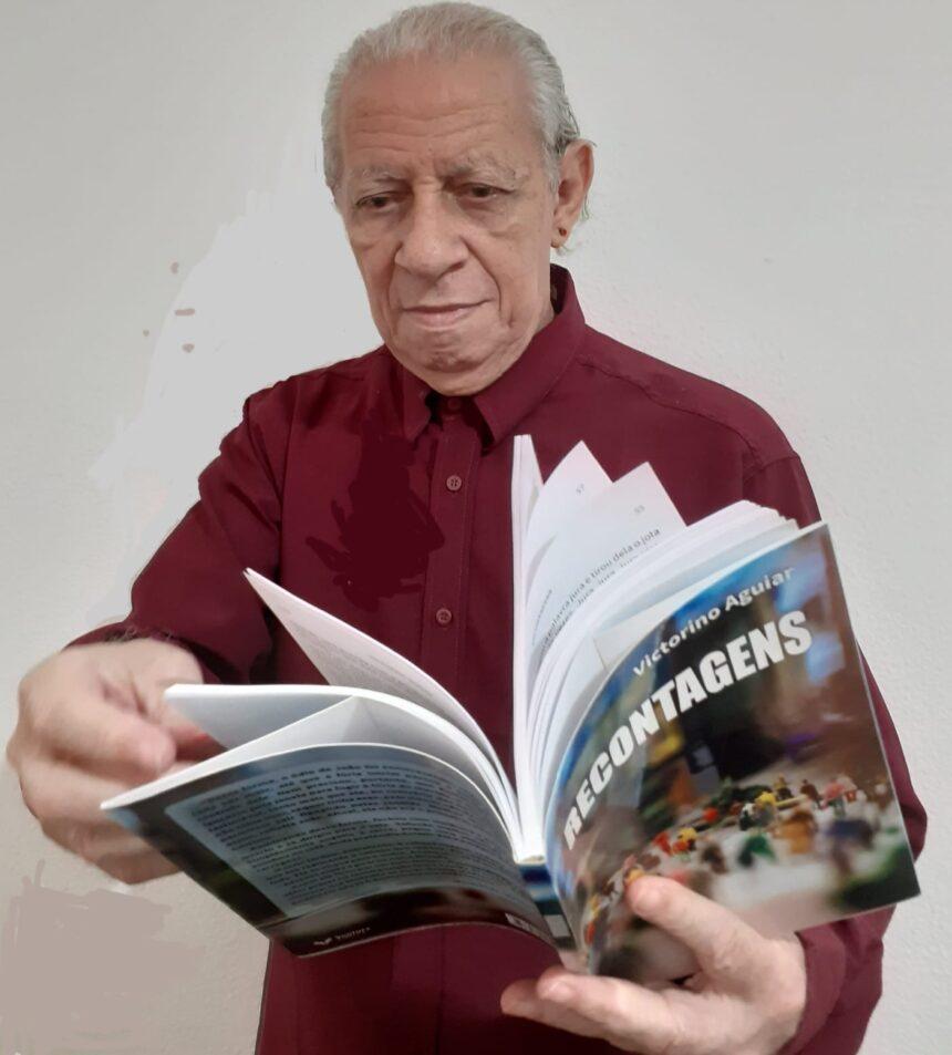 Victorino Aguiar lança seu sexto livro, “Recontagens”, uma coletânea de 16 narrativas curtas