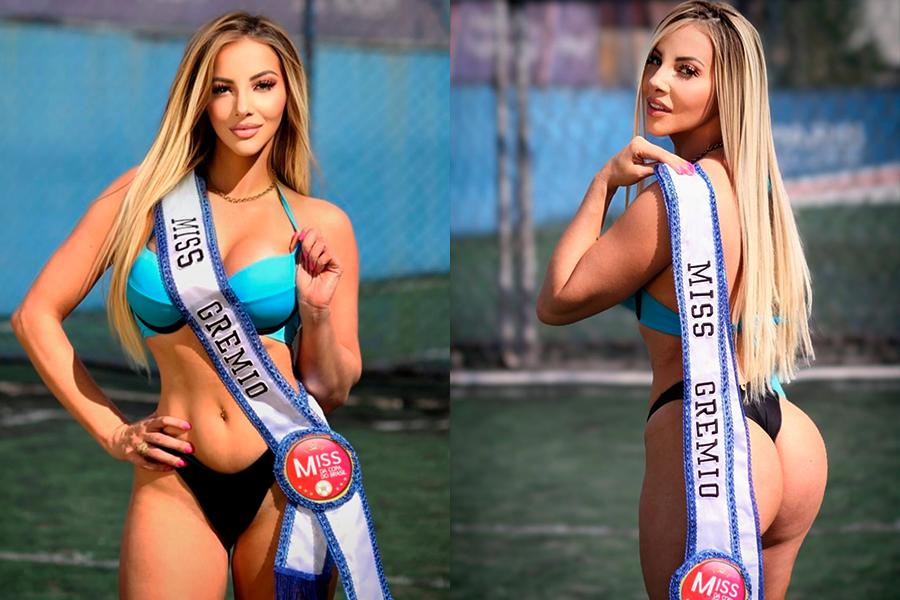Miss do Grêmio, Paty Blond promete vídeos grátis no OnlyFans a cada vitória do time: “os mais picantes”