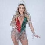 Francine Carvalho é coroada rainha de bateria da X9 Pioneira pelo 4º ano: “preparação começou hoje”