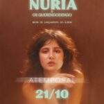 NURIA Show de lançamento do album – “Atemporal” dia 21/10 em São Paulo no FFFRONT