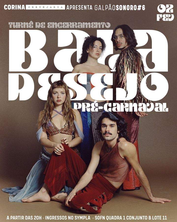 Galpão Sonoro recebe Bala Desejo na Corina Cervejaria