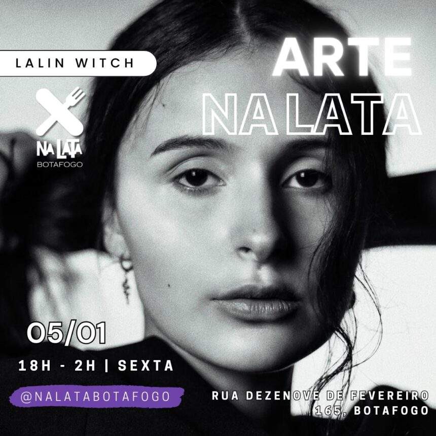 A artista plástica Lalin Witch participa da exposição coletiva ‘Arte Na Lata’, com a obra ‘Struggle’, dia 05