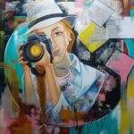 A artista plástica Carla Carvalhosa apresenta a exposição ‘Ser Mulher: um Percurso de Papéis’