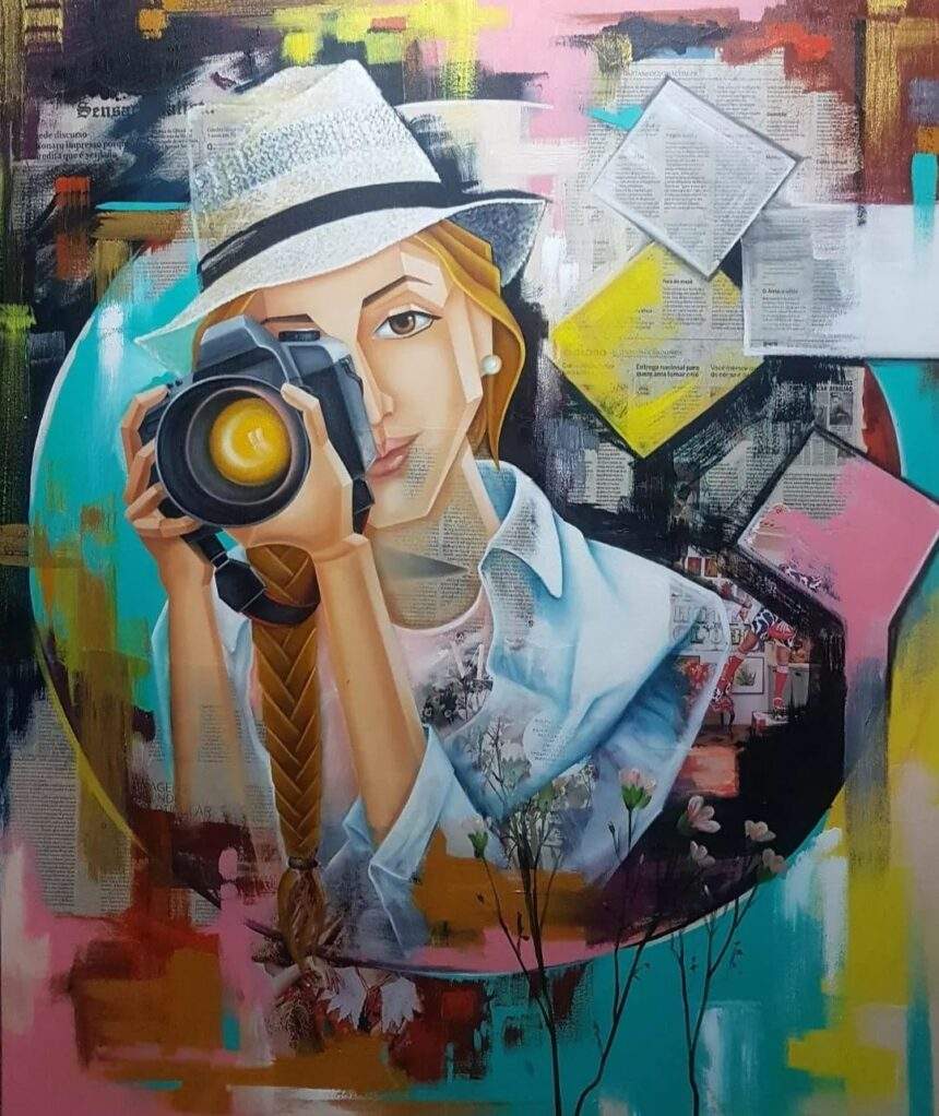 A artista plástica Carla Carvalhosa apresenta a exposição ‘Ser Mulher: um Percurso de Papéis’