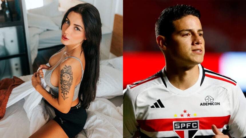 Ex do Neymar, Fernanda Campos revela pegação com James Rodríguez, craque do SP: “maria-chuteira assumida”