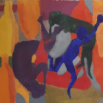 Nando Paulino apresenta a exposição ‘Sobreposições’, no Espaço Cultural Municipal Sérgio Porto, com pinturas que refletem a experiência humana