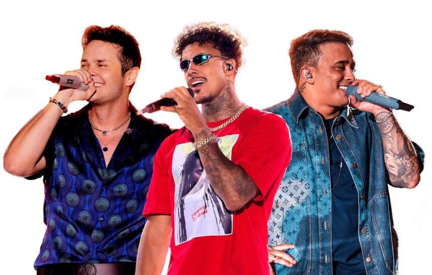 Com MC Livinho e Ludmilla, Matheus e Kauan lançam quarto volume de Praiou