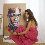 Exposição ‘d’âmes et d’ yeux’ traz pinturas de Tessa Sustrac, contando histórias de mulheres através de seus rostos