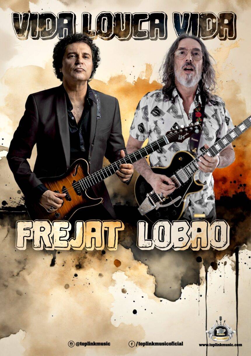 Lobão e Frejat lançam releitura do clássico “Vida Louca Vida” com vídeo de Inteligência Artificial