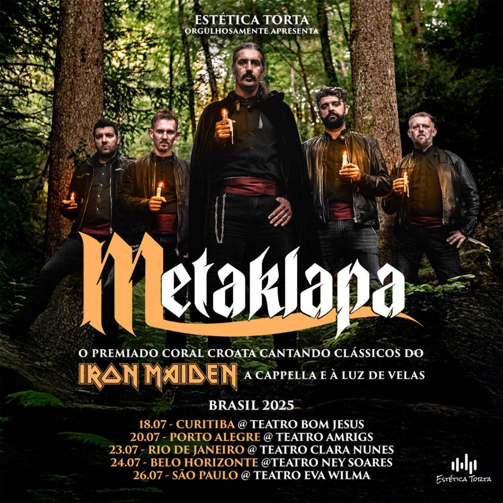 Coral croata Metaklapa traz turnê inédita ao Brasil com clássicos do Iron Maiden a cappella e à luz de velas 1 Coral croata Metaklapa traz turnê inédita ao Brasil com clássicos do Iron Maiden a cappella e à luz de velas