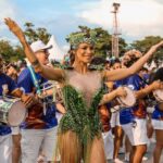Madrinha de bateria, Josi Aoas investe R$ 70 mil para desfilar com cristais do pé à cabeça: “moderna e ousada”