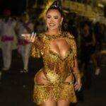 Suzana Aramuni brilha em ensaio técnico da Acadêmicos do Tucuruvi no Anhembi