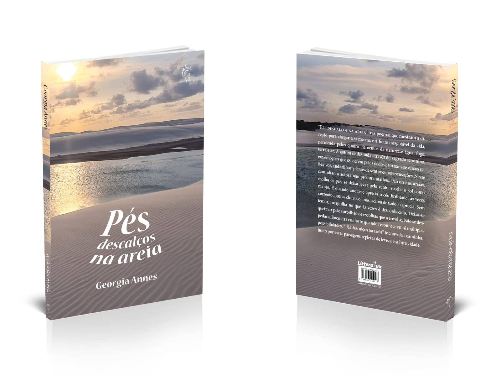 Georgia Annes, autora de grande relevância da poesia nacional, lança seu terceiro livro, “Pés descalços na areia”