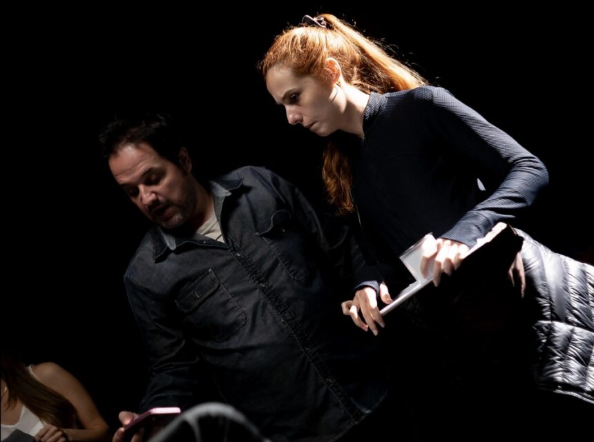 Anna Dalmei e Marco Carlucci compartilham set no longa-metragem “Horrorscope”