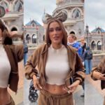 Fernanda Campos é advertida na Disney por “bico do peito marcando” e desabafa: “Não temos um minuto de paz”