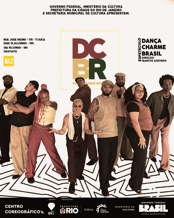 Espetáculo gratuito “Dança Charme Brasil” estreia na Tijuca 2 Espetáculo gratuito “Dança Charme Brasil” estreia na Tijuca