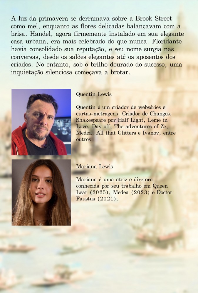 Talento em família: Mariana Lewis e Quentin Lewis lançam o livro "O Orfeu de Londres" 2 Talento em família: Mariana Lewis e Quentin Lewis lançam o livro "O Orfeu de Londres"