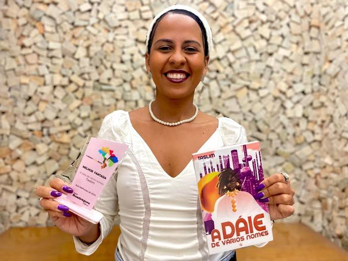 Taslim vence Prêmio Book Brasil com seu livro afrofuturista “A Dáie de Vários Nomes”