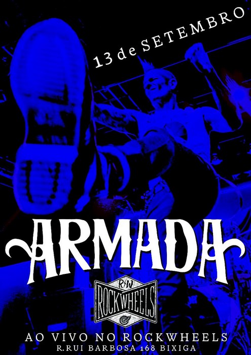 Armada se prepara para apresentação especial no Rockwheels Kustom Bar neste sábado