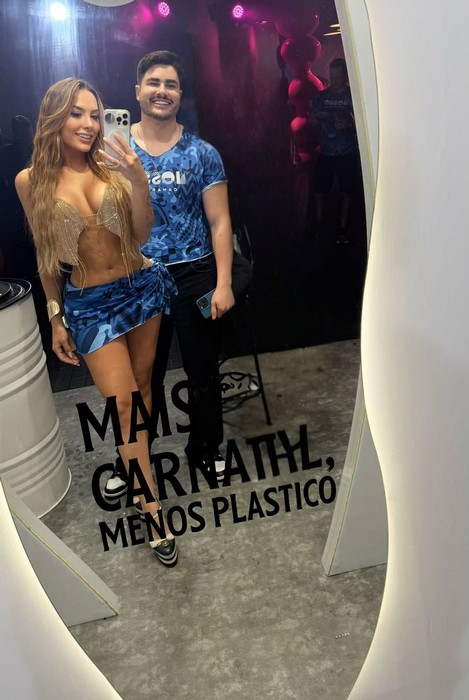 Suzi Sassaki e Lucas Souza assumem relacionamento após pedido romântico em Campos do Jordão