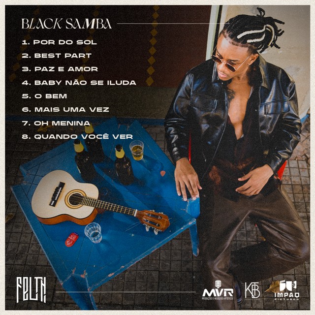 Felth transita do trap para o samba-rock em "Felth Black Samba"