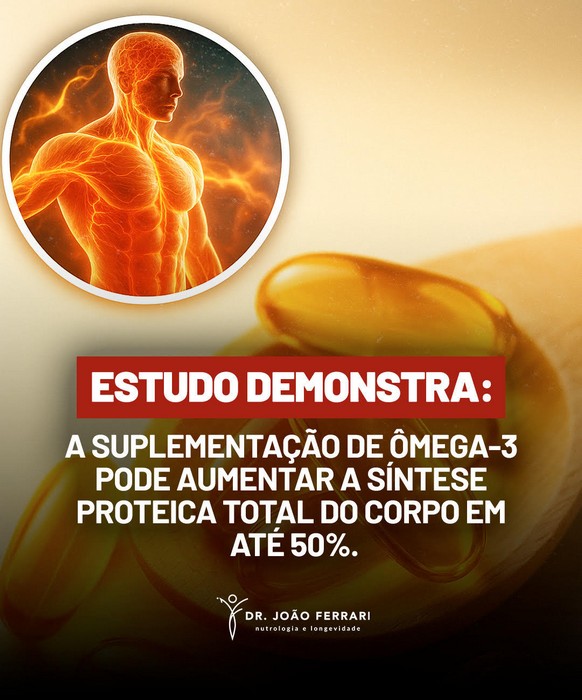 Ômega-3: muito além da hipertrofia — e a ciência comprova ! 