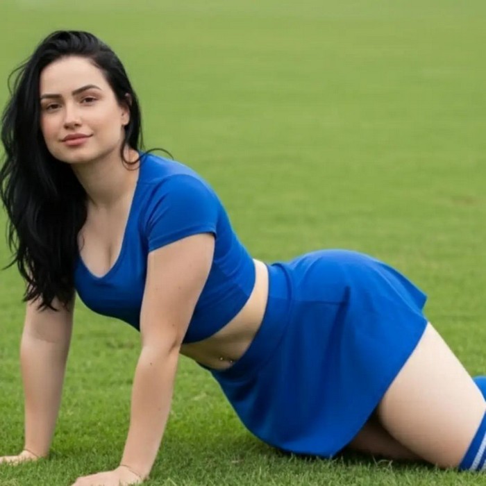 Apaixonada por motocross, Ingrede Naiara participa do Musa do Brasileirão como Musa do Cruzeiro