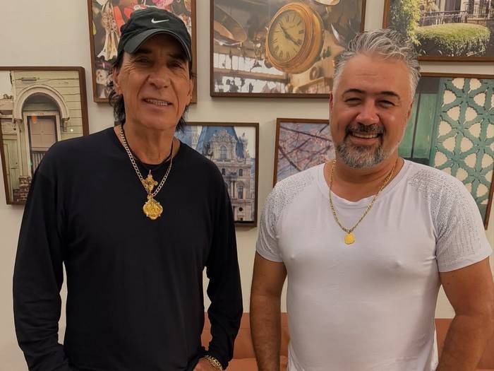 Thalita e Eliza, Sandro e Gustavo, Roberto e Meirinho, José Júnior e Gabriel no Terra da Padroeira