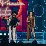 Thalita e Eliza, Sandro e Gustavo, Roberto e Meirinho, José Júnior e Gabriel no Terra da Padroeira