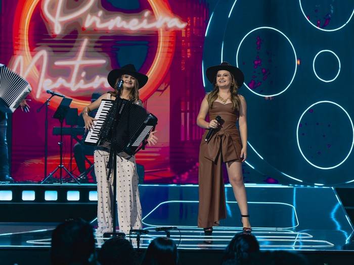 Thalita e Eliza, Sandro e Gustavo, Roberto e Meirinho, José Júnior e Gabriel no Terra da Padroeira