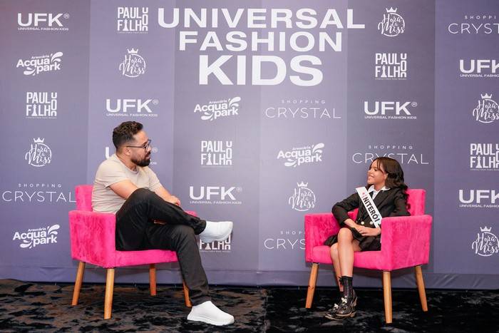 Athena Emerim, é a nova estrela do Universal Fashion Kids