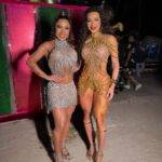 Musa da Colorado Carla Silva faz estreia em São Paulo com look original de Juju Salimeni