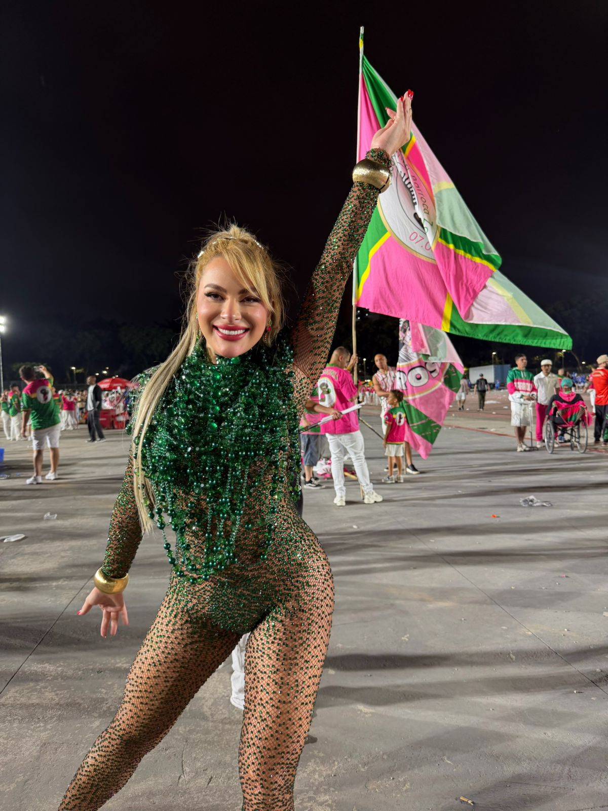 Musa da Barroca Marina Orlanda dá spoiler de fantasia para carnaval de São Paulo 2026