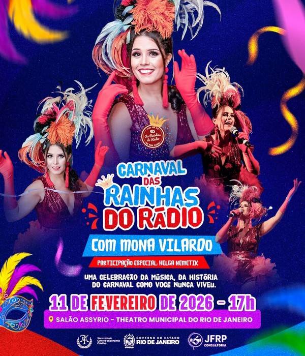 Mona Vilardo desfila clássicos dos bailes de gala no Theatro Municipal do Rio