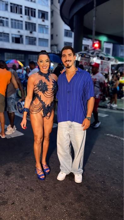 Vanessa Rangeli: Rainha de Bateria da Acadêmicos de Niterói exibe corpo escultural em ensaio de rua