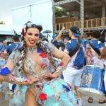 Vivian Cristinelle desfila como Princesa de Bateria da Tatuapé após 11 anos de preparação