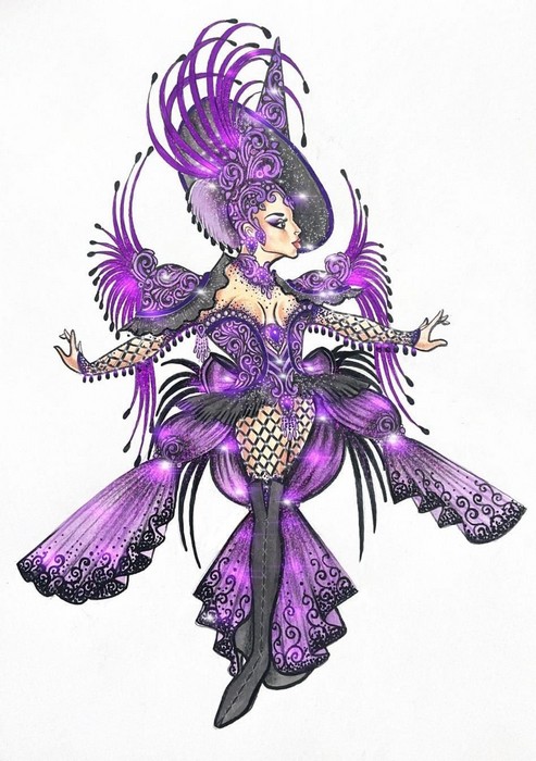 Não é mais só bunda: Ana Paula Braun revoluciona Carnaval de SP com fantasia mística